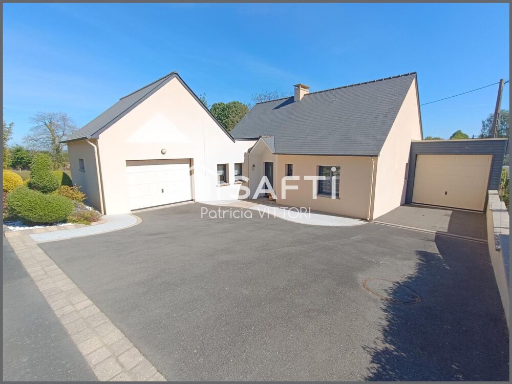 Vente Maison Maison contemporaine de plain-pied, 3 chambres, garage et garage camping-car Saint-hilaire-du-maine