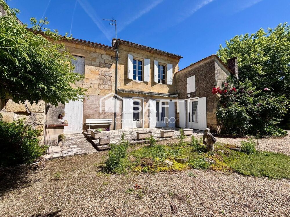 Vente Maison Maison en pierre de caractère avec garage et dépendances à Saint-Pey-d'Armens – 2 099 m² sans vis-à-vis Saint-pey-d'armens