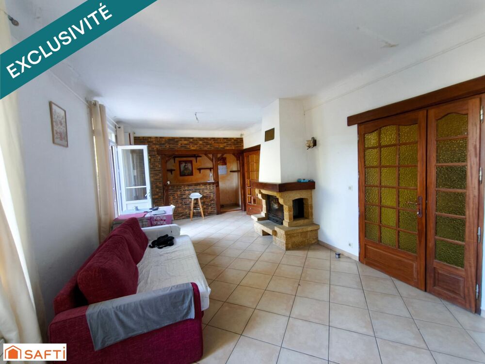 Maison de 130m2, 4 chambres et 2 pieces d'eaux
