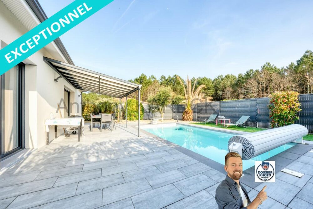 Maison récente 2017, piscine, 4 ch, 3 SDB
