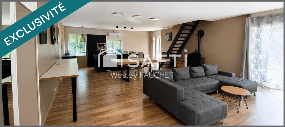 Maison  195 m²  6 chambres  Dépendances  Terrain de 805 m²