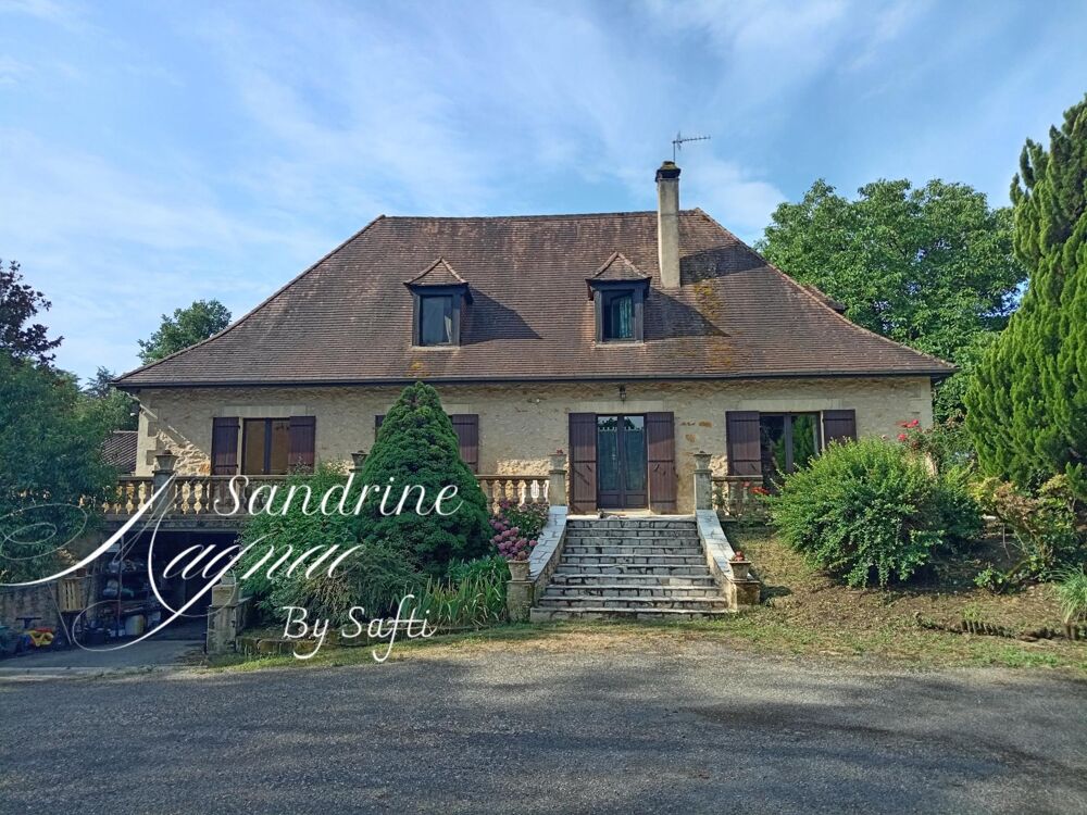 Vente Maison Belle maison en pierre de 162m² dans parc arboré Marnac