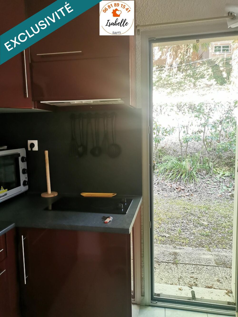 Vente Appartement Joli studio meublé en rez-de-chaussée dans une résidence ombragée avec terrasse Cazaubon