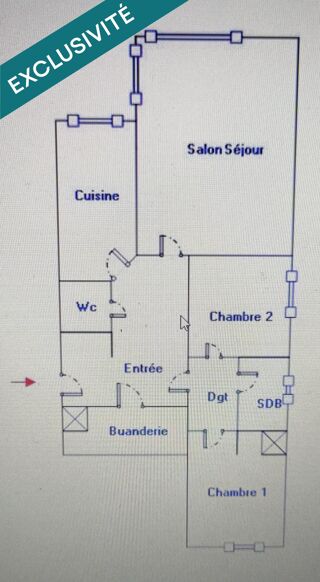  Appartement  vendre 3 pices 71 m