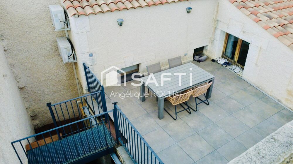 Maison de village en pierre 3 chambres 2 Terrasses  Saint-Geniès-de-Fontedit (34480)