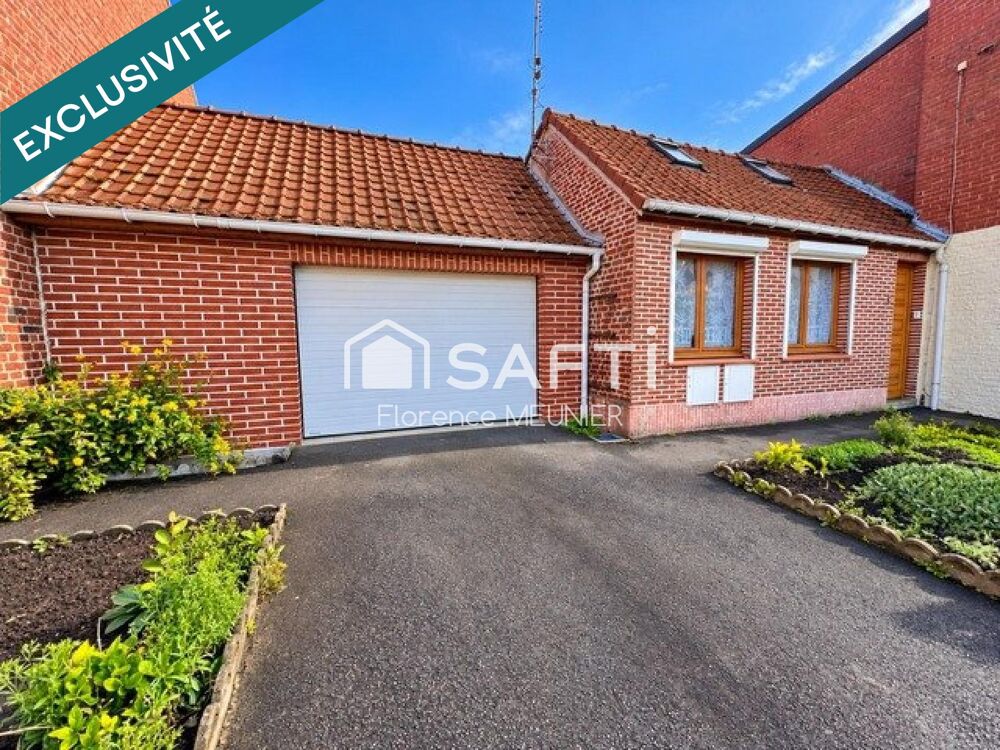 Vente Maison FRETIN CENTRE – MAISON DE PLAIN-PIED AVEC VÉRANDA, JARDIN ET GARAGE Fretin