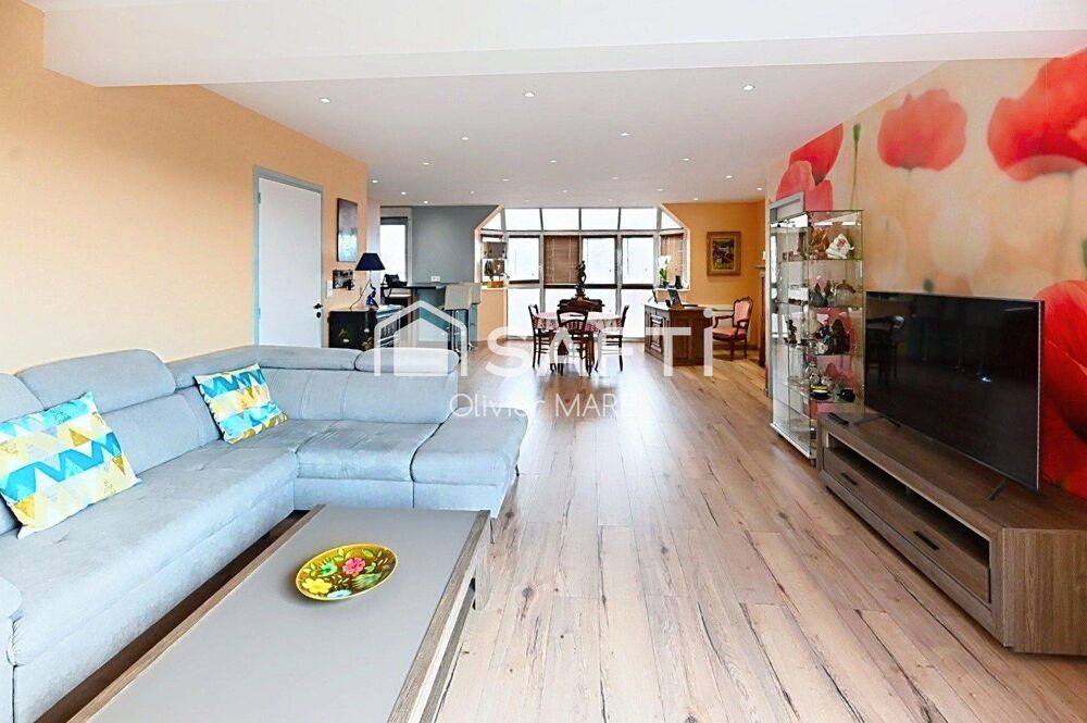 Appartement 113 m², 3 chs, garage, centre ville Flers