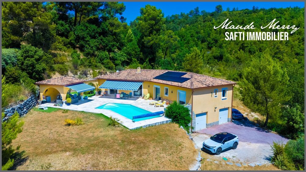 Villa individuelle 168 m2 habitable - 4 chambres dont une suite parentale - 75 m2 de sous-sol - piscine - vue superbe sur les co