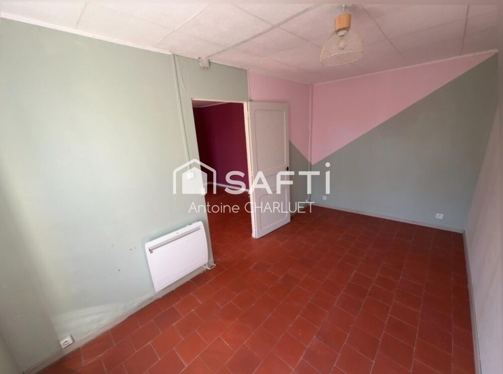 Maison 52m² avec terrain constructible de 1690m²