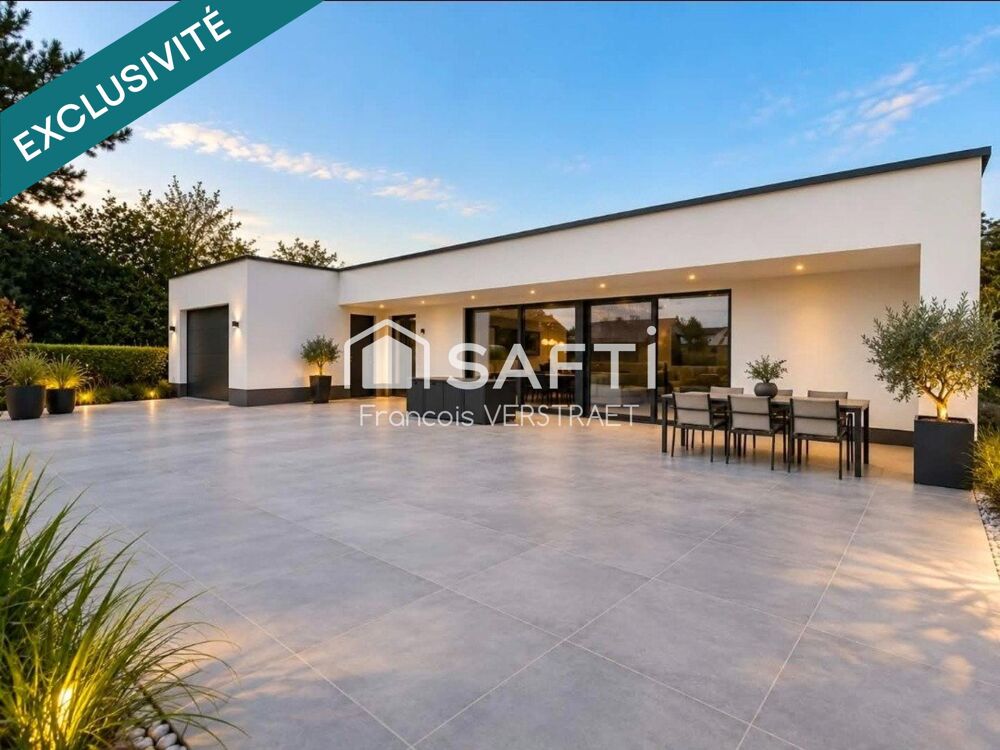 Vente Maison EXCLUIVITÉ - VILLA D'ARCHITECTE DE PLAIN-PIED Bray-dunes