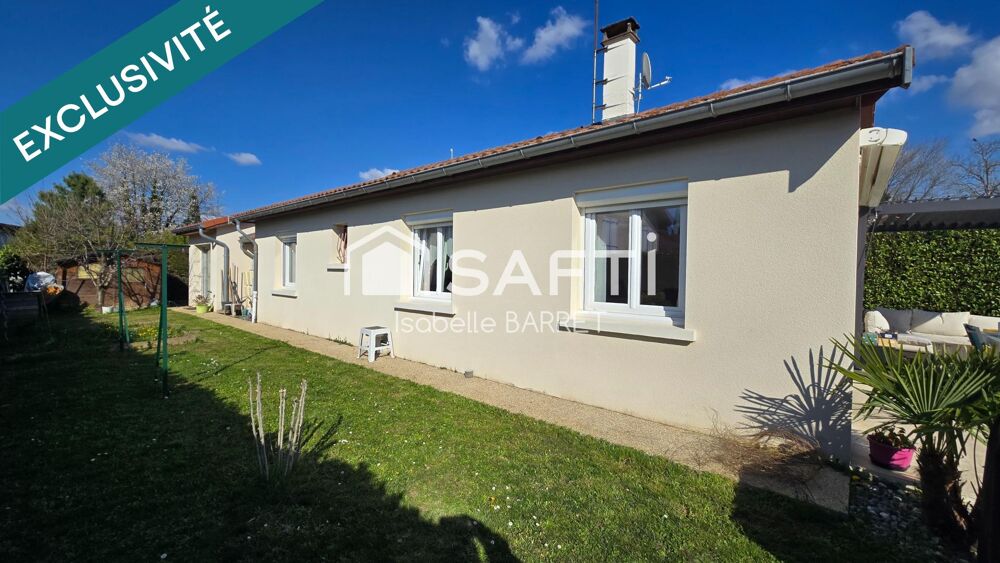 Maison familiale de plain pied avec piscine au calme absolu