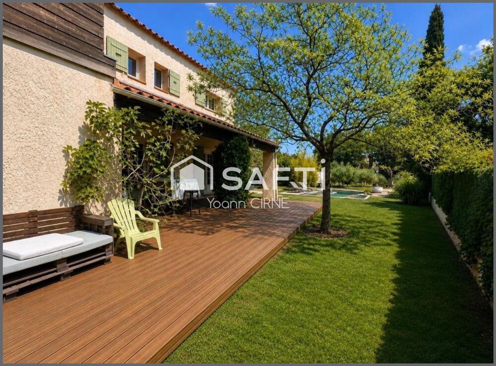 Vente Maison Villa individuelle T5 144 m2 avec grand jardin et piscine Fuveau