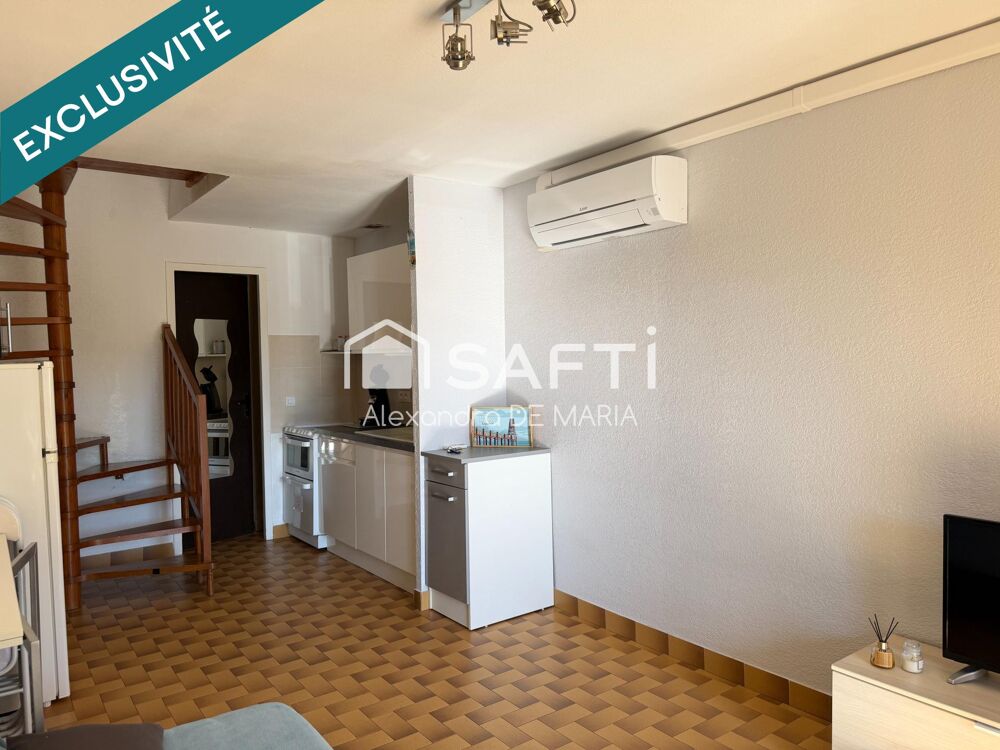 Vente Appartement T3 duplex climatisé avec terrasse à 200 m de la plage Port leucate