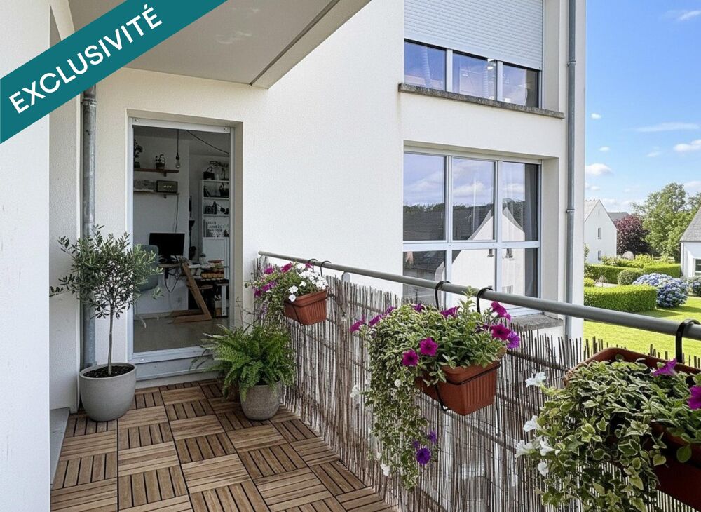 Vente Appartement T3 de 63 m² Carrez avec balcon exposé Sud + box et place parking Rennes