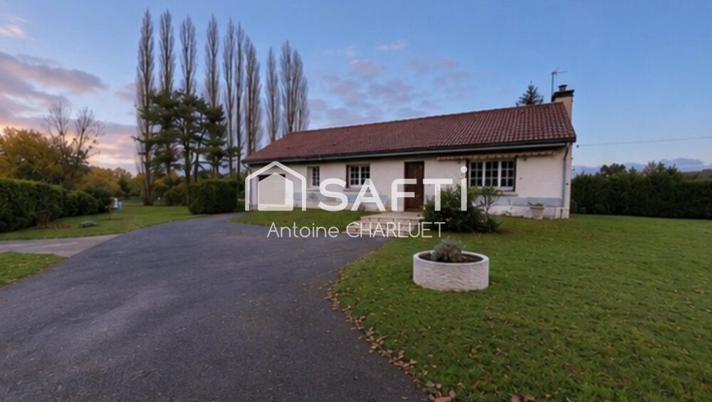 Vente Maison MAISON DE 90 m² EN CAMPAGNE - 3 CHAMBRES - TERRAIN DE 3999 m² Buzancais