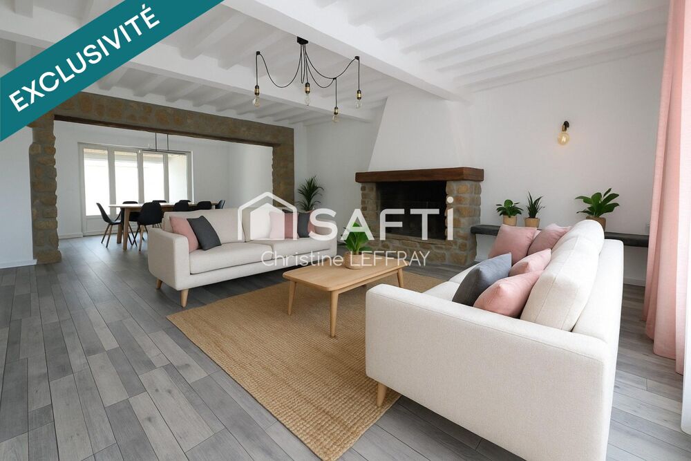 A Doullens entre Amiens et Arras propriété de 5 chambres.