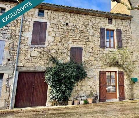   Maison en Pierre 3/4 Chambres + cour et garage Maison - 6 pice(s) - 122 m