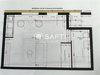  Appartement à vendre 1 pièce 22 m²