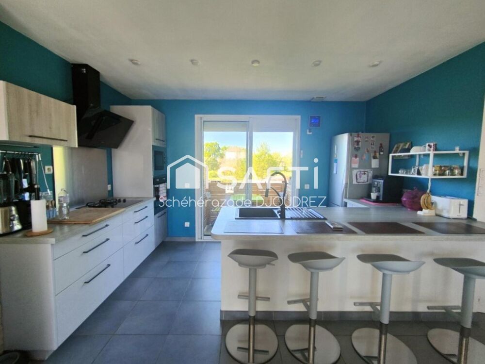 MAISON SUR SOUS-SOL - 4 PIECES - GARAGE - DEPENDANCES - TERRAIN 1375M²