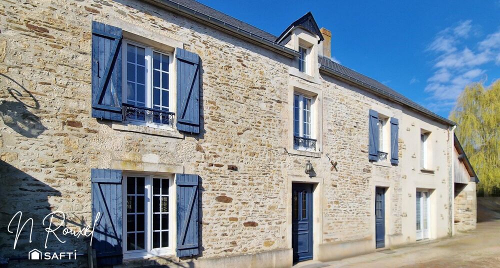 Bâtisse en pierre rénovée, 150 m², 3 chambres et plus, dépendance.