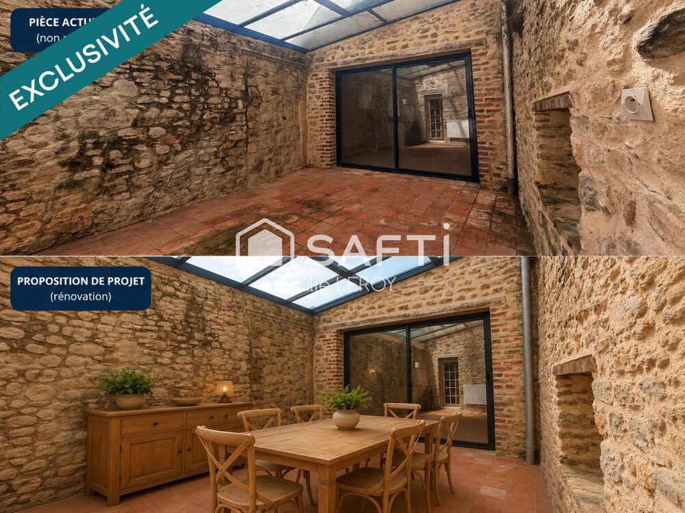 Vente Maison Maison 5 pièces – 101 m² – Sainte-Suzanne-et-Chammes (53270) Sainte-suzanne-et-chammes
