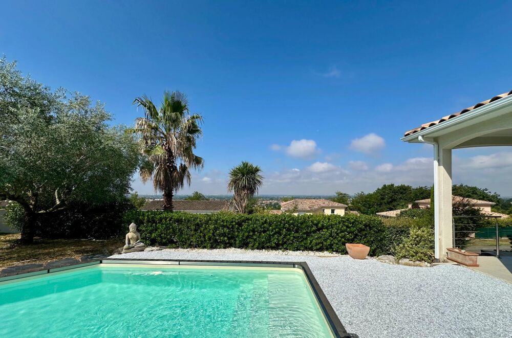 Vente Maison Maison T6/7 180 m2 avec piscine côteaux de CASTELGINEST  - Vue dégagée Castelginest