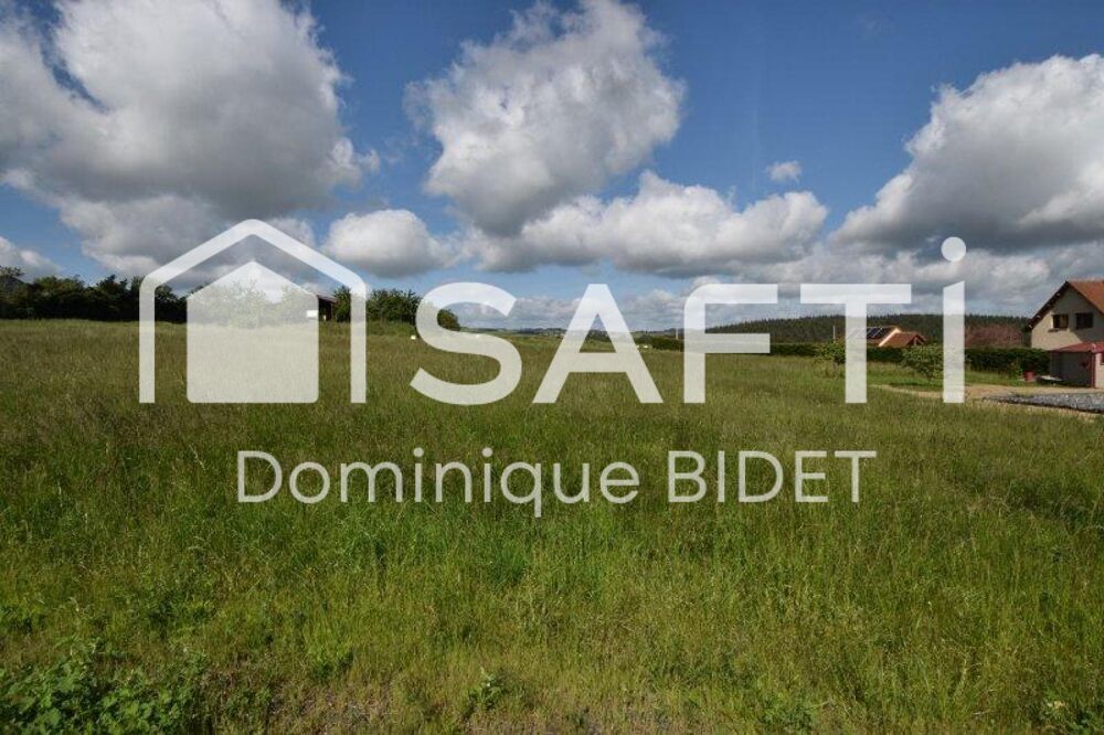 Vente Terrain Terrain à bâtir de 1392 m2. Vue remarquable Saint-quintin-sur-sioule