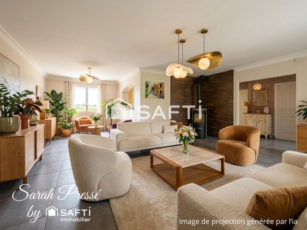 Vente Maison Maison 3 chambres avec beau jardin sans travaux Divatte-sur-loire