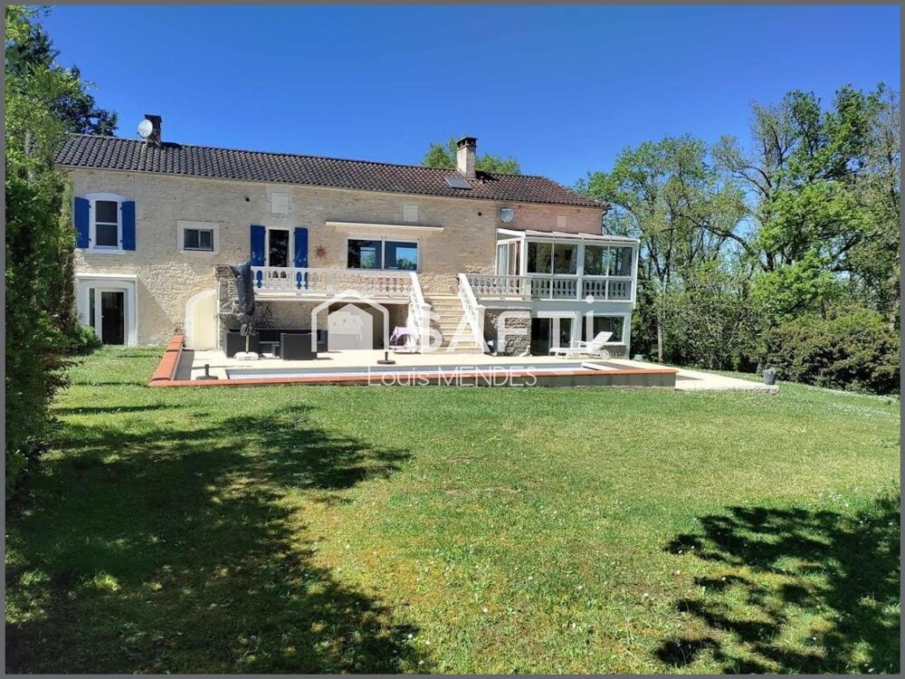 Propriété 238 m2, 5 chambres, cuisine dinatoire, studio indépendant, Piscine chauffée, 4900 m² clôturé, campagne,
