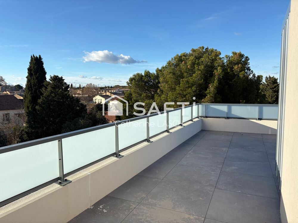 Appartement d'exception au dernier étage d'une surface habitable de 132 m² avec 130 m² de terrasse