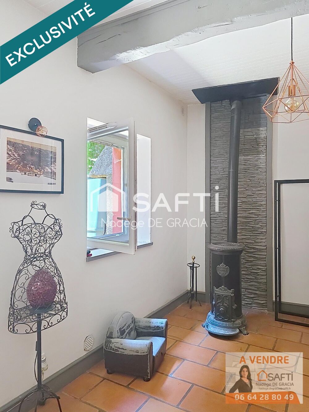 Coquette maison de ville T3 de 75m2