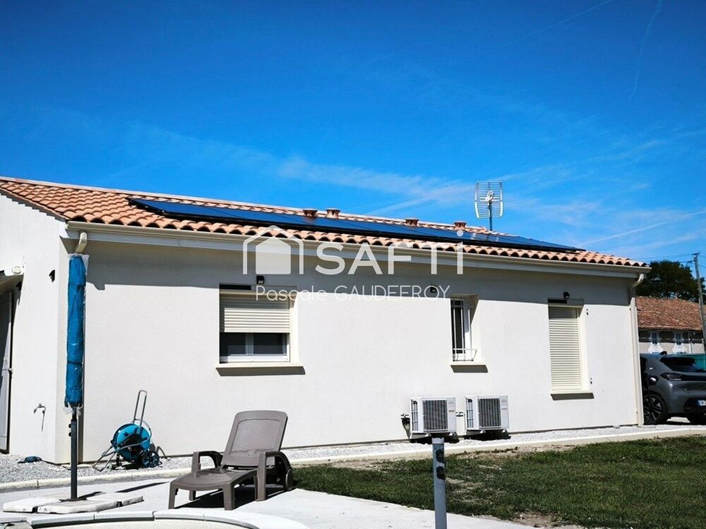 TUGÉRAS-SAINT-MAURICE  MAISON PLAIN-PIED 2020  71 M² - TERRAIN 755 M²