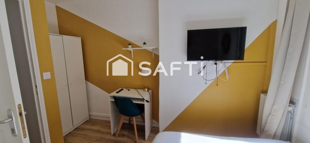 maison atypique en bonne état de 42m², 2 chambres, 2 salles d'eau, 2 toilettes,