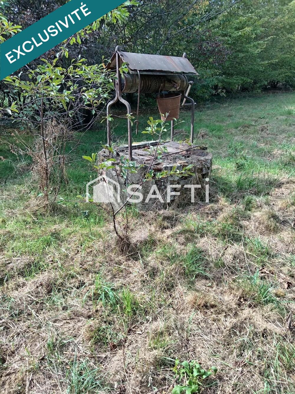 Vente Terrain rare terrain de loisir avec puit proche les Grivelles Sancoins