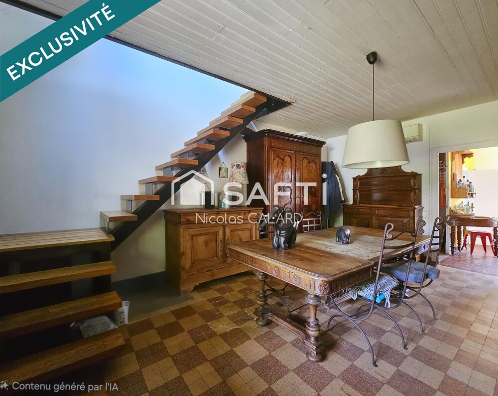Maison mitoyenne au calme