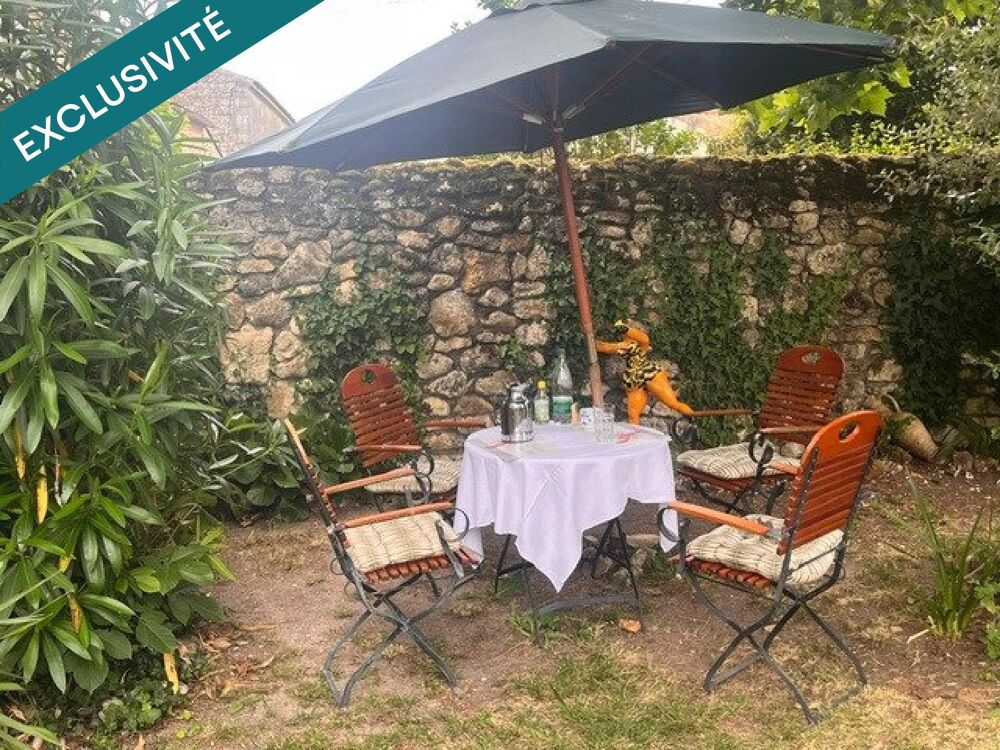 Maison ancienne 2 chs plus studio terrain de 1748m²