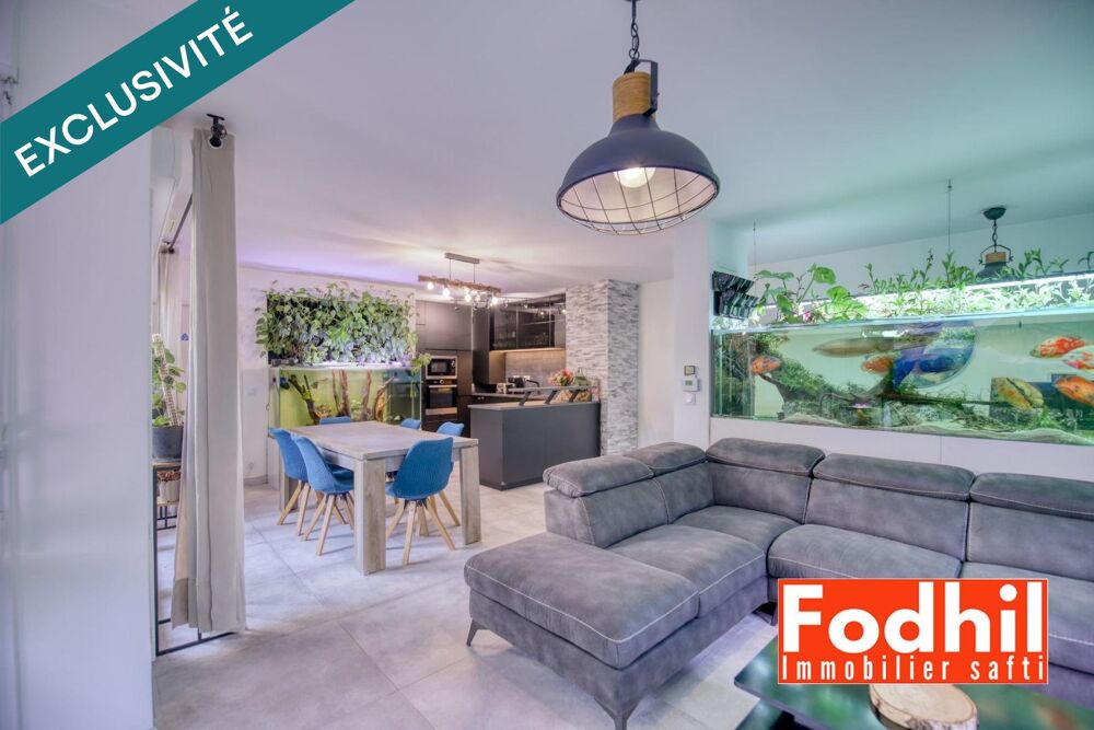 Appartement 4 pièces 82m² avec terrasse et jardin- Parking en sous-sol.