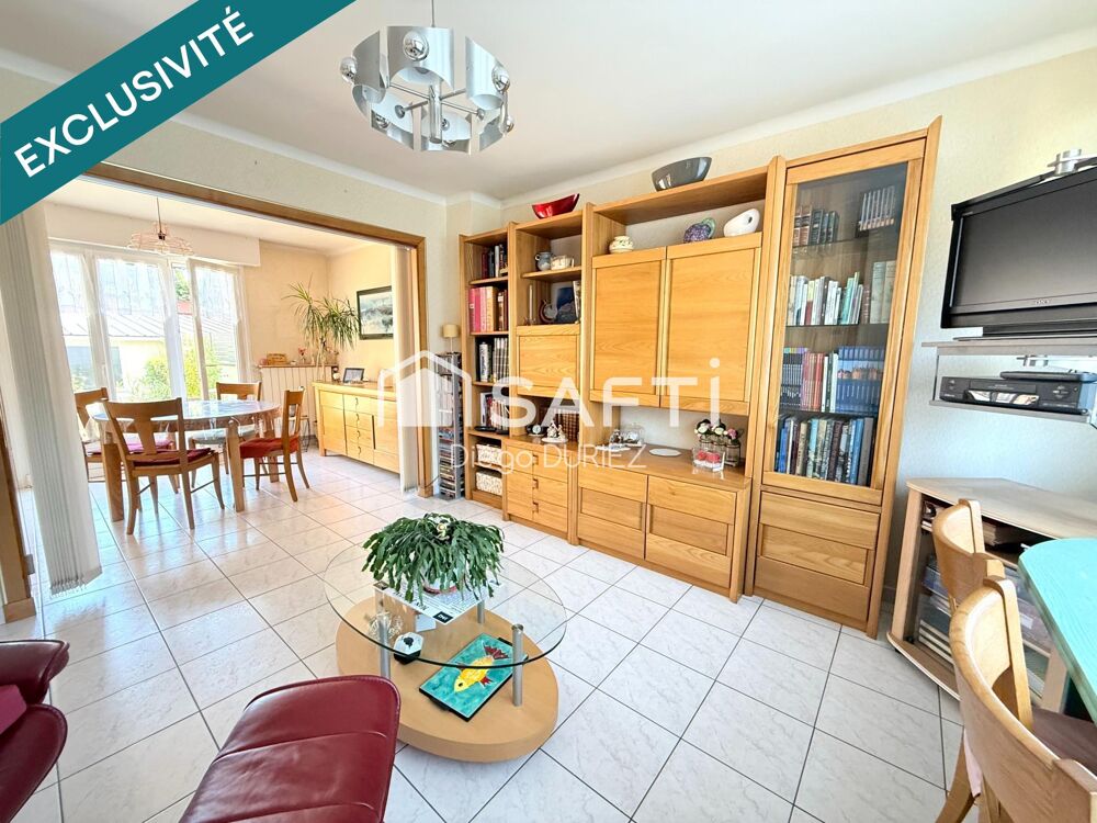 MAISON 4 CHAMBRES - 110m² - DOUBLE GARAGE - JARDIN