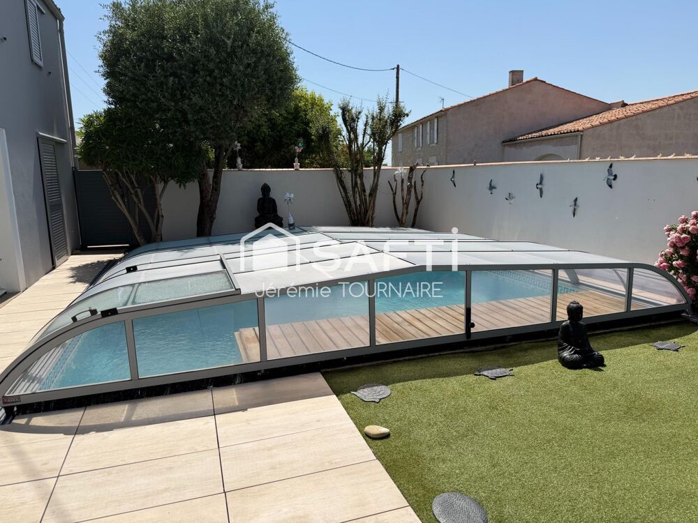 Longère rénovée avec piscine