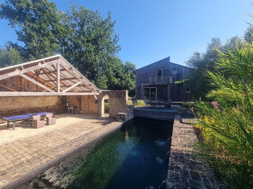 Belle maison bois, DPE B,, sans vis-à-vis, bassin