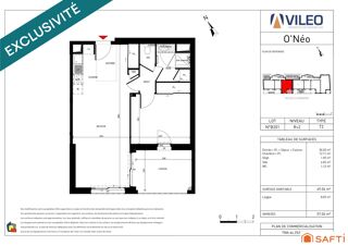  Appartement � vendre 2 pi�ces 50 m�