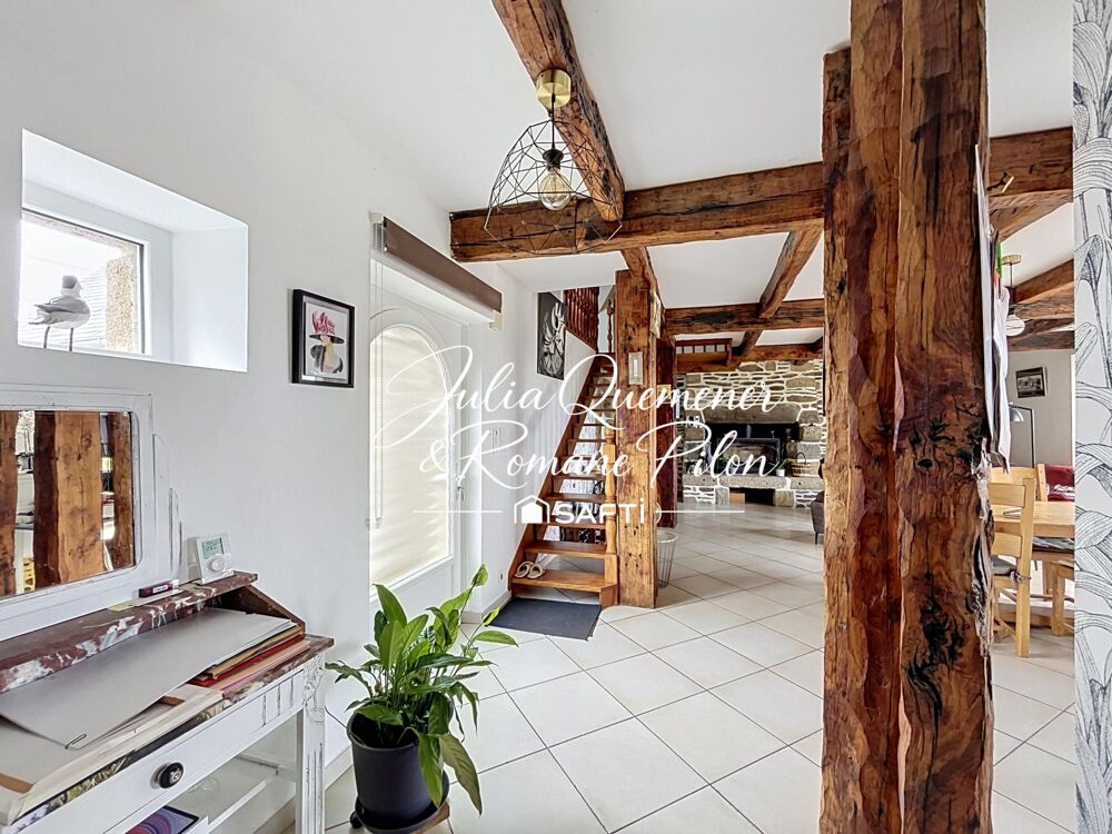 Vente Maison PLOUGONVELIN – Maison en pierre – 4 chambres – Grand terrain – Vue mer Plougonvelin
