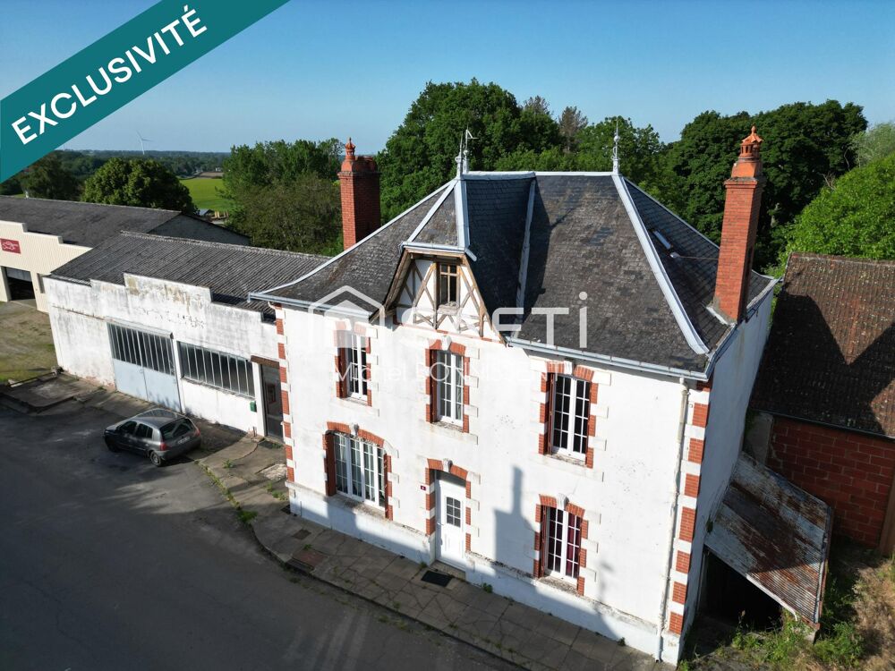 Maison de caractère avec sous sol et grande dépendance