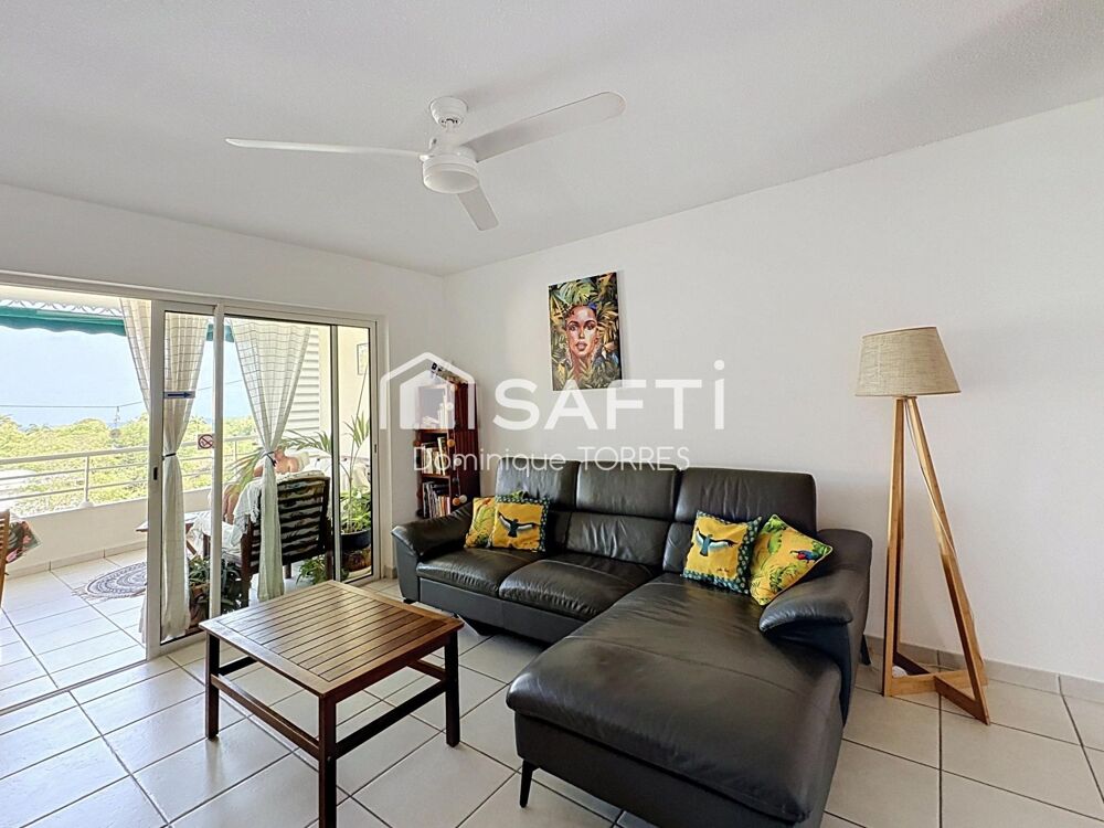 Vente Appartement T3 lumineux avec terrasse, vue mer et garage – Les Trois-Îlets Les trois-ilets