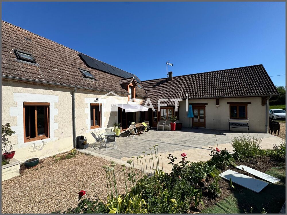 Maison de campagne 4 chambres, jardin, piscine