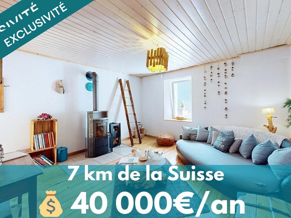 Vente Maison 40 000€/an à 7 km de la Suisse ! Novel