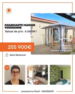  Maison � vendre 3 pi�ces 77 m�