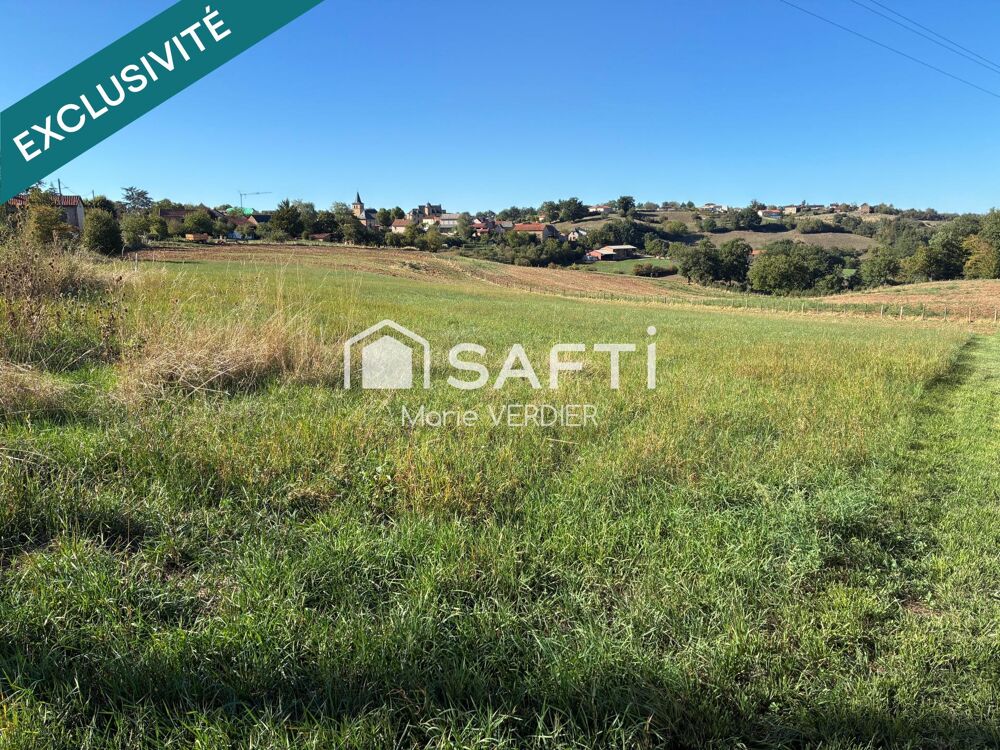 Vente Terrain Terrain constructible avec vue sur la commune de Valzergues Valzergues