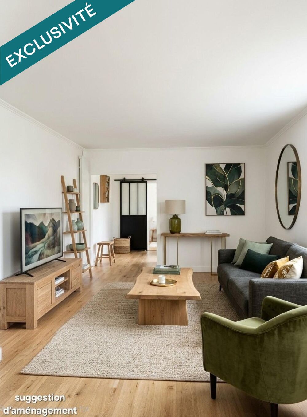 Appartement familial clés en main - 3 ch - Balcon