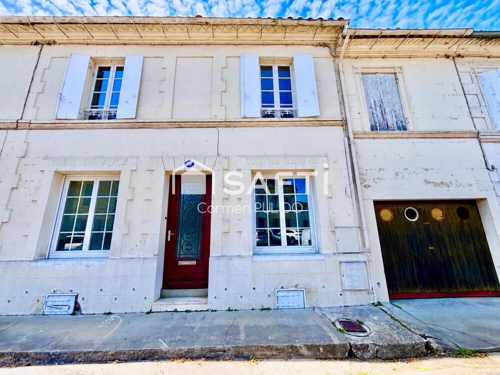 Vente Maison Maison en pierre 104 m² – Centre-ville de Castillon-la-Bataille – 4 chambres dont 2 en rez-de-chaussée – Jardin - Garage Castillon-la-bataille